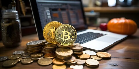 The Influence of Bitcoin on the Development of Other Cryptocurrencies Explored in Online Learning Environment. Concept Cryptocurrency, Bitcoin, Online Learning, Development, Influence