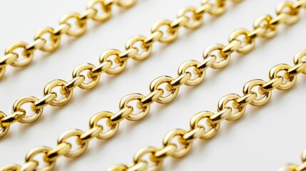 Obraz premium gold chains