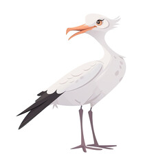 Fototapeta premium An illustration of a white Caladrius bird