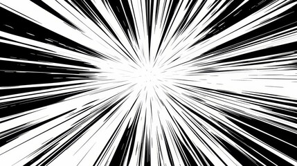 dynamic manga style comic speed lines with alpha channel radial vertical and diagonal concentration ai generated abstract illustration