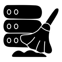 Perfect design icon of data cleaning


