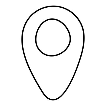 Creative design icon of location

