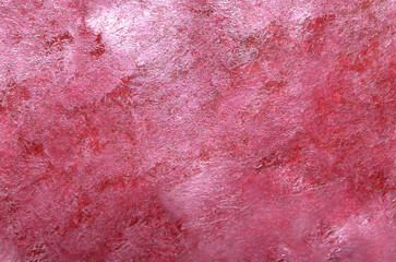  art background of stains in red-pink tones with a light texture