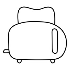 A unique design icon of toaster 

