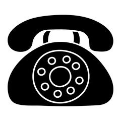 Creative design icon of telephone

