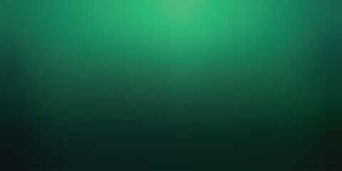 Obraz premium Emerald green gradient background with space for design. Vector illustration