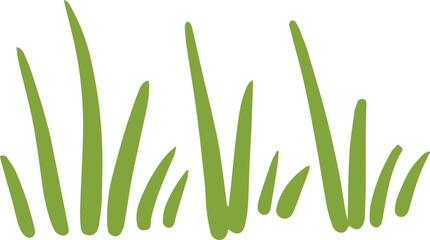 grass cartoon green shrubs bush drawing sketch