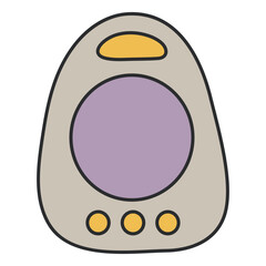 Creative design icon of electric heater

