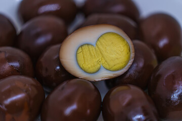 Taiwan's famous street food “Iron Eggs”.