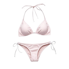 Summer bikini on Isolated transparent background png. generated with AI