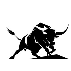 black illustration animal logo
