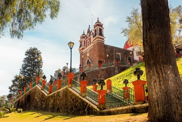 Capilla del Calvario en el pueblo mágico de Metepec en el Estado de México 