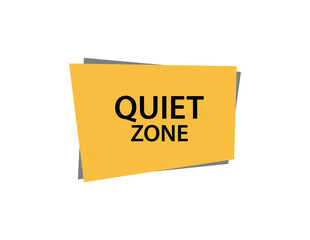 quiet zone text