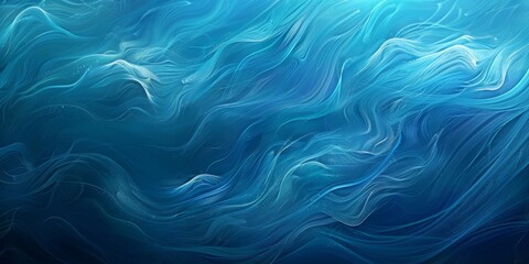 Fototapeta premium Abstract Ocean Waves Digital Artwork