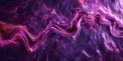 Purple Liquid Abstract Background