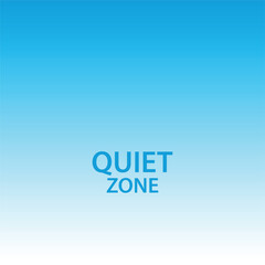 quiet zone text