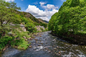 The beautiful town of Beddgelert Snowdonia