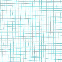 Vector hand drawn cute striped pattern. Doodle Plaid geometrical simple texture. uneven sloppy lines. Abstract cute delicate pattern ideal for fabric, textile, wallpaper.