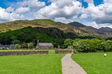 The beautiful town of Beddgelert Snowdonia