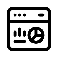 dashboard line icon