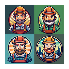 set of cartoon builder