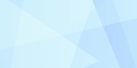 Abstract geometric smooth triangle shape with soft blue background, template and banner design. Vector illustration.
