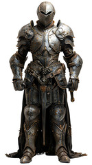 The knight in shining armor is ready to protect you from any danger.