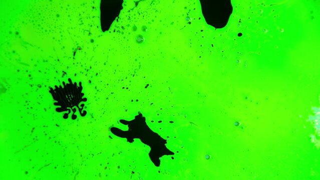 Abstract Liquid Effects in Motion, 4K, 60fps video of abstract liquid effects with vibrant colors and swirling patterns, Acrylic and Ferrofluid. Ideal for creative backgrounds, artistic&nbsp;projects.