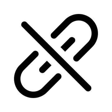 unlink glyph icon