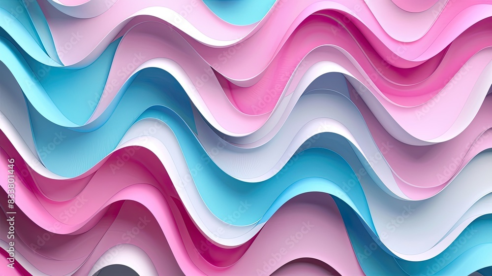 Poster abstract colorful wavy pattern background