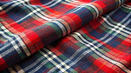 plaid fabric background.
