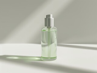 Fototapeta premium A detailed 3D render of a cuticle remover bottle
