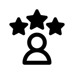 rating glyph icon