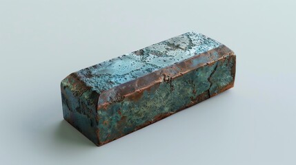 A detailed render of a nail buffer block