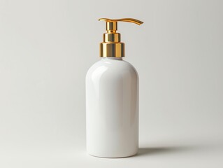 A luxurious hand lotion bottle with a pump