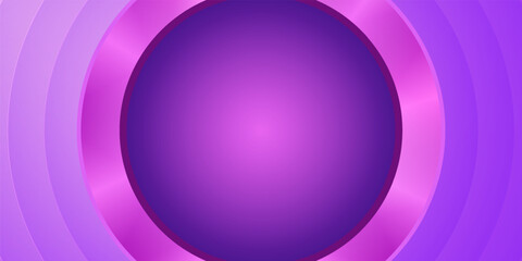 Abstract vector circles template background with round banner