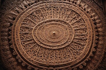 Naklejka premium thai painting