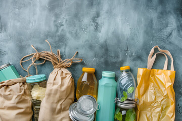 In the image, a brown paper bag brimming with groceries sits on a kitchen countertop, its corners creased from being carried.