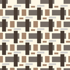 Mosaic Mesh Seamless Vector Pattern Design