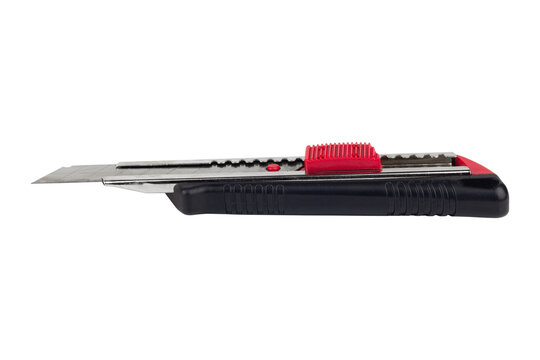 stationery or construction knife isolated from background