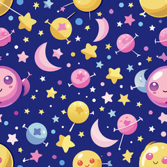 seamless pattern with stars