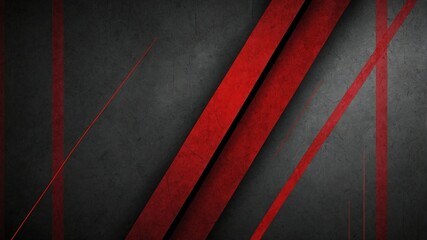 Dynamic Red Line Texture Pattern on Dark Background in Modern Digital Art for Background Wallpaper Illustration. Generative AI