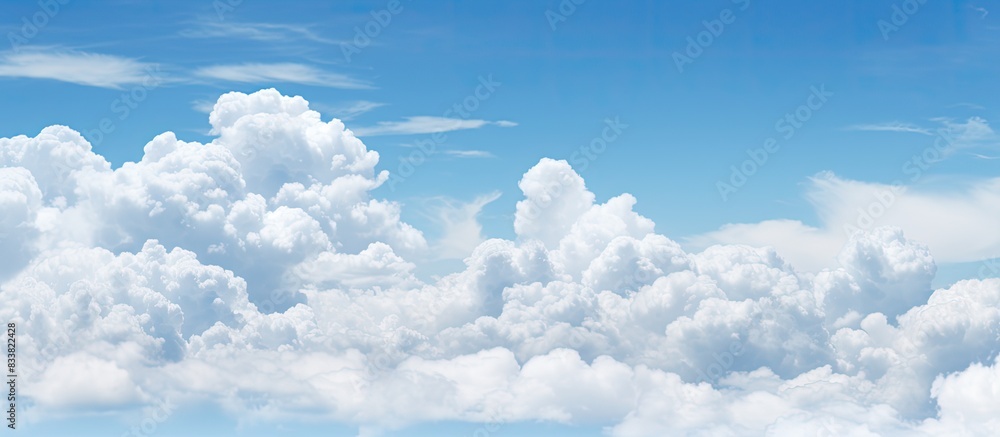 Poster cloudy sky with copy space image.