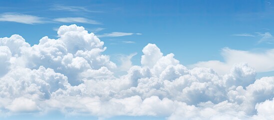 Naklejka premium Cloudy sky with copy space image.