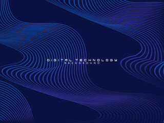 Futuristic blue background digital technology, cyber nano information, abstract communication, future technology data innovation, internet network speed connection.