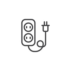 Extension Cord line icon