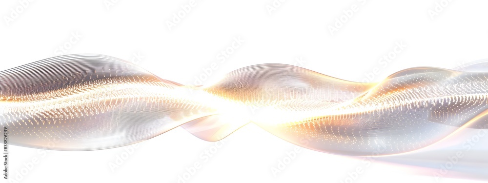 Poster captivating light wave diffraction pattern mesmerizing visualization of light wave bending and