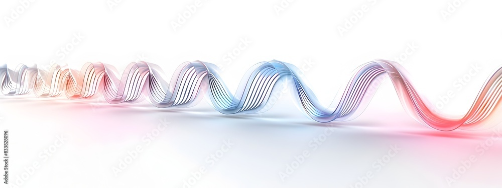 Poster linearly polarized light wave mesmerizing abstract background of dynamic light spectrum