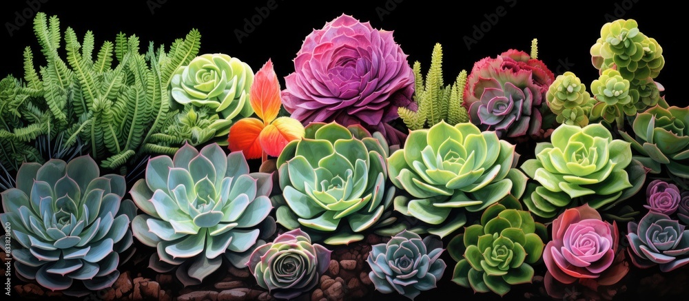 Poster in tropical regions, cabbage plants thrive in soil, often used for agriculture in the region. with c
