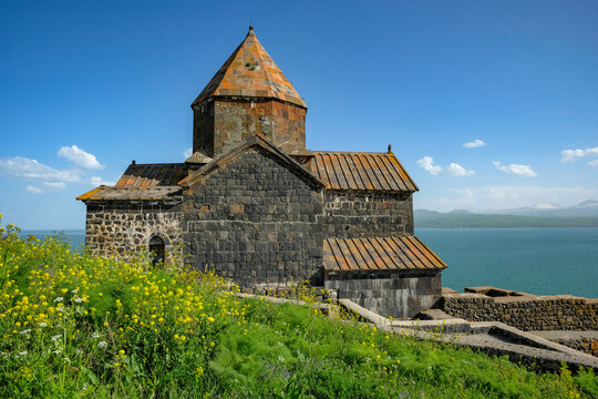 Sevanavank Monastery is a monastic complex located on a peninsula at the northwestern shore of Lake Sevan in Sevan, Armenia.